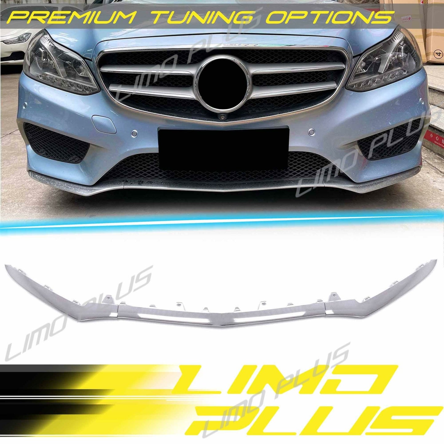 3Pcs Front Bumper Lower Trim Molding for Benz E W212 E350 E250 E400 E550 14-16 Q
