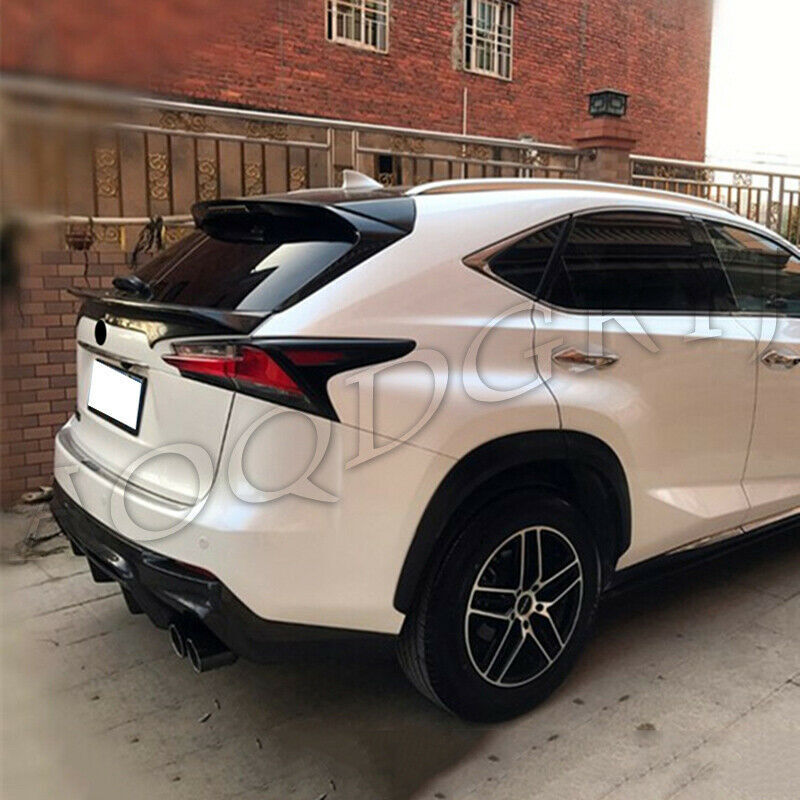 Glossy Black Trunk Middle Wing Spoiler Trim for LEXUS NX200T 300H 200 2015-2017