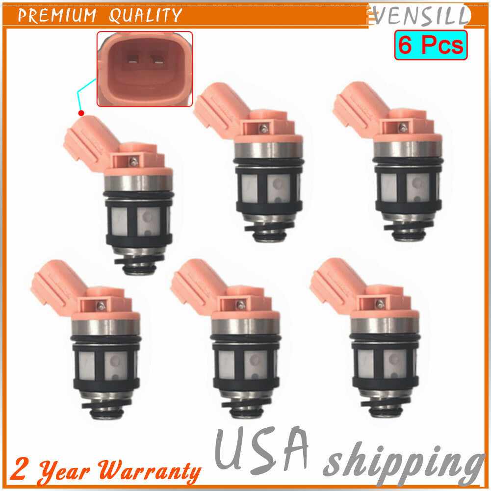 6PCS Fuel Injector for Nissan Frontier Quest Xterra 3.0 3.3 16600-9S200 JS23-4