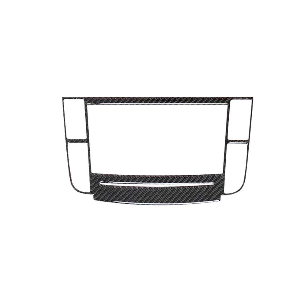Carbon Fiber Interior Climate Control Cover Trim for Acura TSX 2009-2014 v