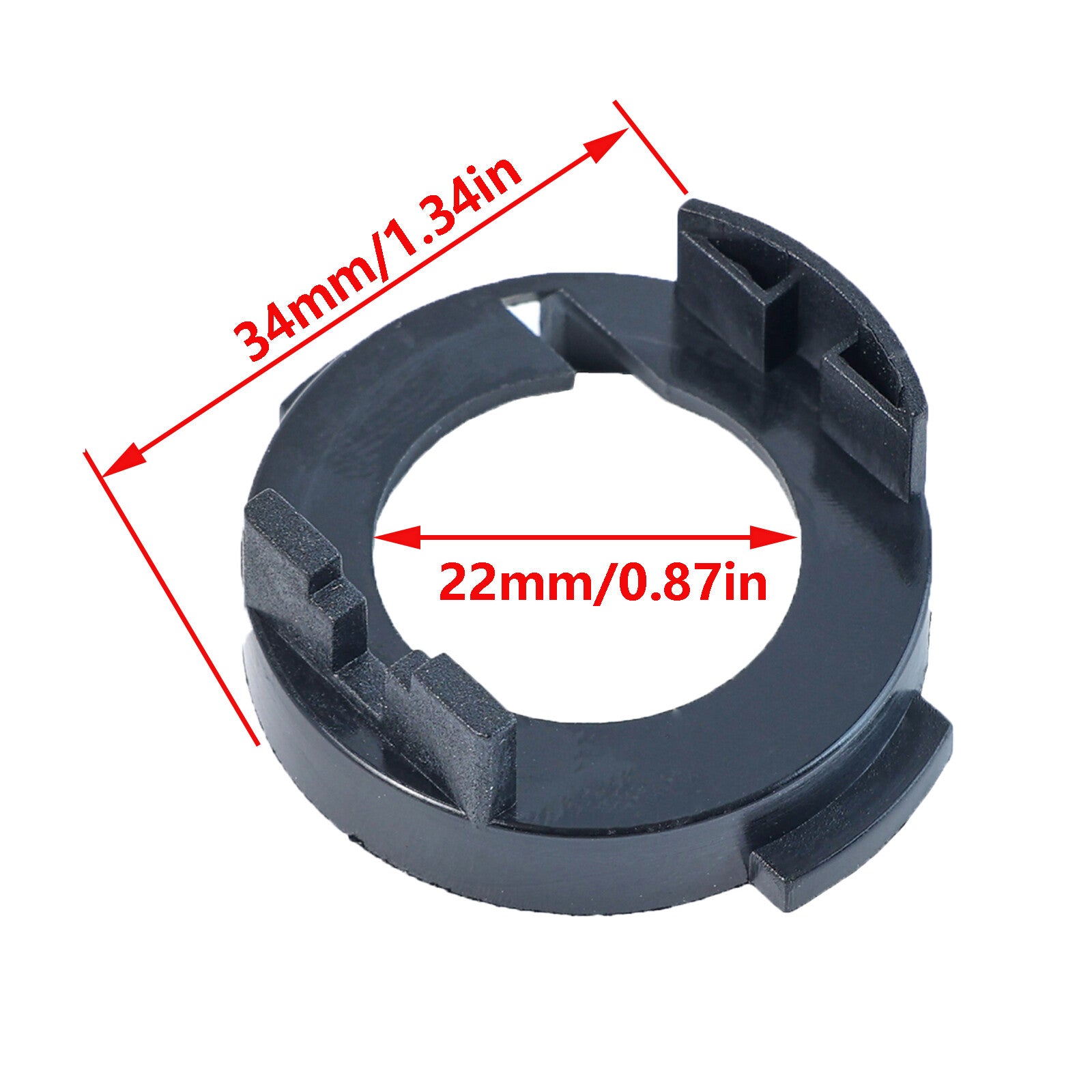 2X for KIA Carnival Rondo 7 H7 LED Headlight Bulb Adapter Base Retainer Holder