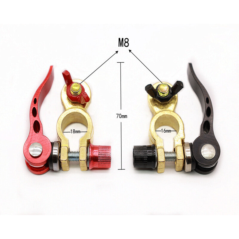 2-Pack Car SUV Battery Terminal Disconnect Positive and Negative Switch Link Accessories n