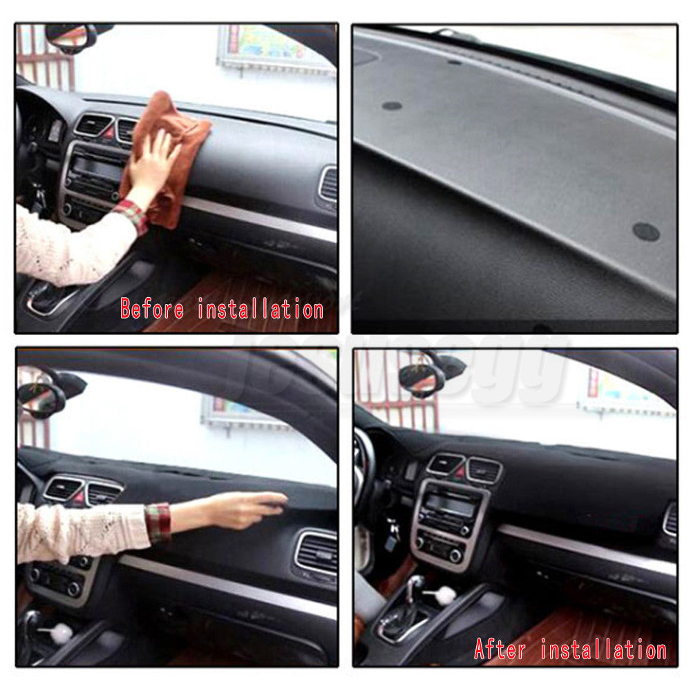 For 2014-2017 for Honda Fit Inner Front Dashmat Pad Dashboard Sun Shade Cover Carpet