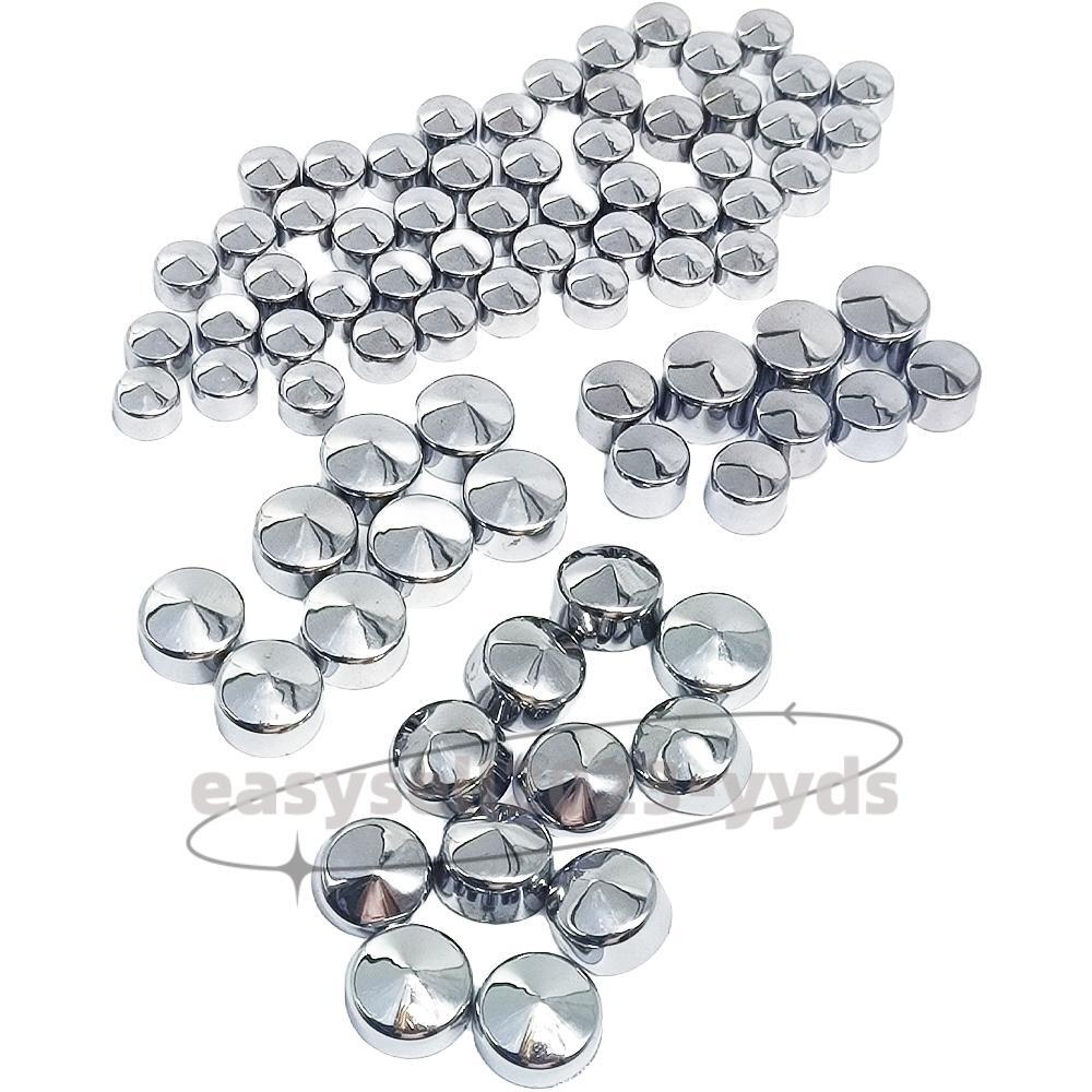 Chrome 79pcs Caps Dress Kit For 99-16 for Harley Big Twins Engine Full Bolt Covers