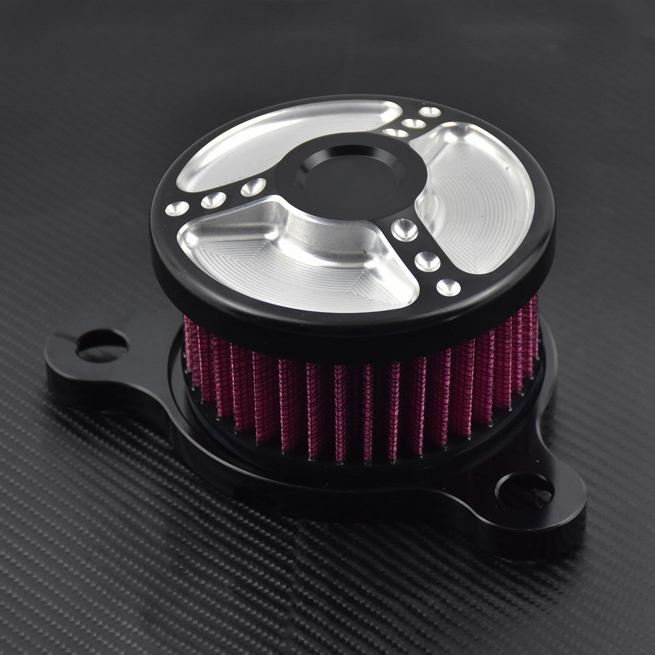 Dots Air Cleaner Intake Filter System Fit for Harley Sportster XL 883 1991-2017 Q