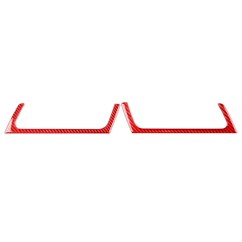 Door Storage Air Vent Outlet Cover Trim for Honda S2000 2004-2009 Red 2pcs Car