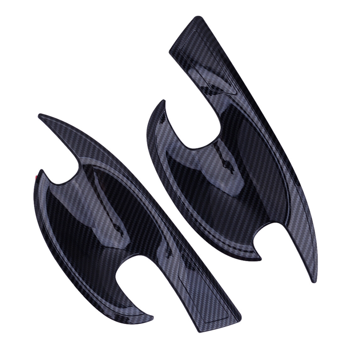 Carbon Fiber ABS Outer Door Handle Bowl Cover Trim Fit for Mazda3 Mazd for A6 13-18