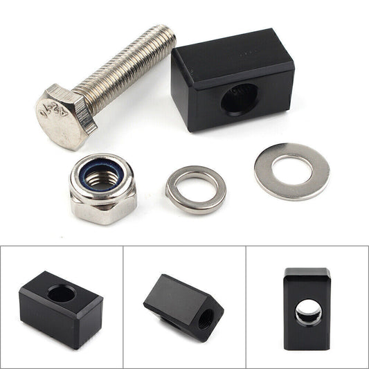 for Harley Custom Headlight Mount Black Headlight Mounting Block Bracket Q