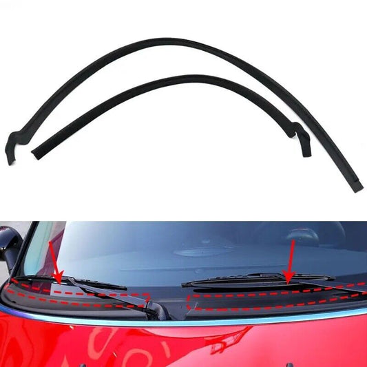 for Mini Cooper R56 R55 R57 2Pcs Windshield Cowl Cover Apron Seal Trim Strip