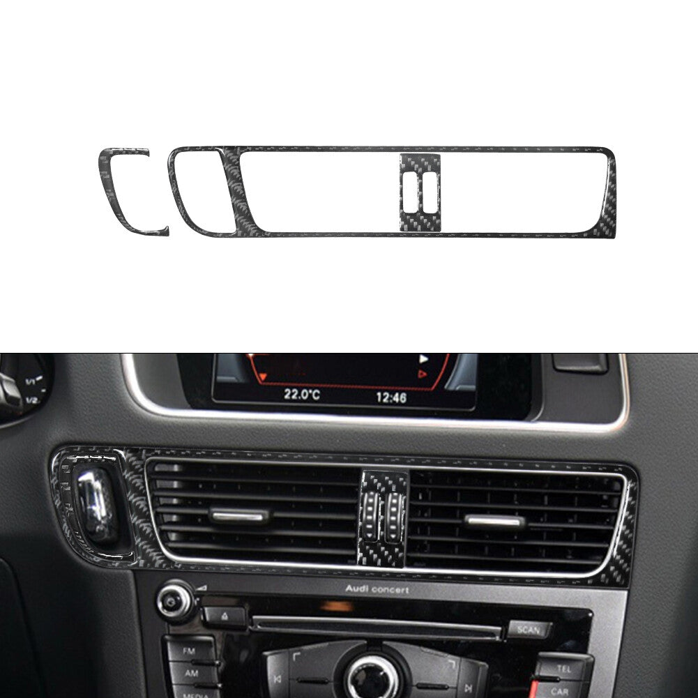Carbon Fiber Interior Dashboard bottom Cover Trim Strip for Camry 2012-14 v