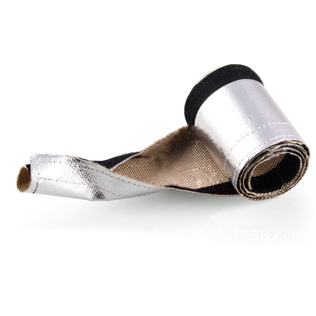 Car Fuel Lines Heat Shroud 3/8ID 32ft Aluminized Sleeving Insulated Shield et v