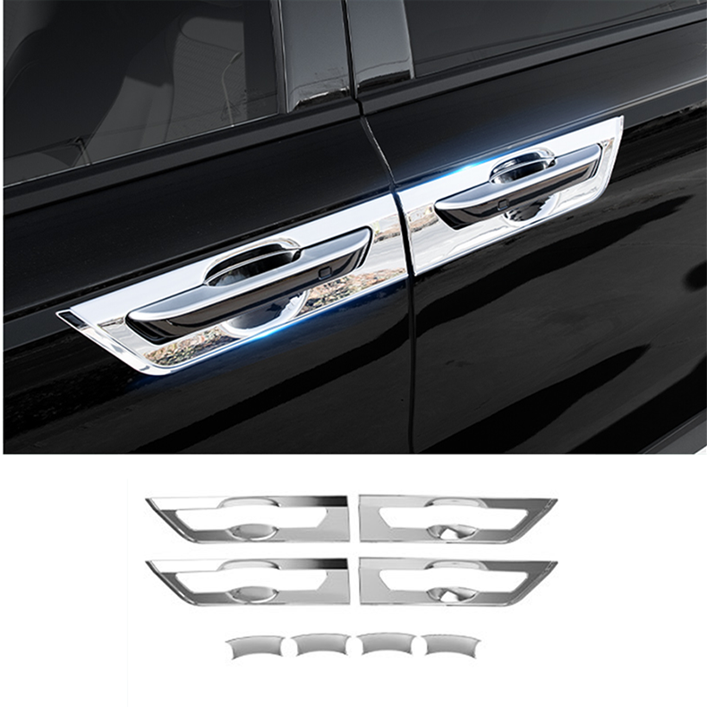 for Kia Carnival 2022-2023 Chrome Exterior Door Handle Bowl Molding Cover Trim