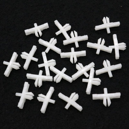 5-pack for Fiat silver metal U-shaped nut clips 00143689740, 6102442AA