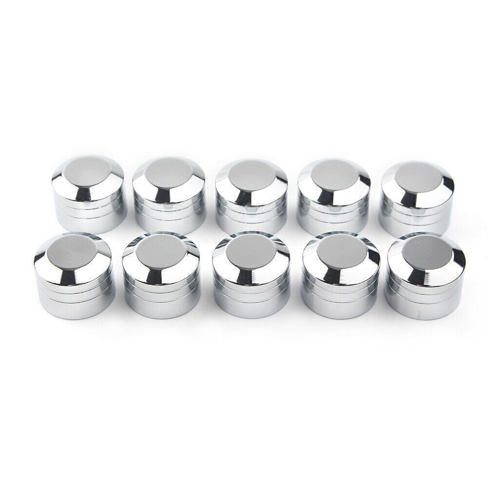 CNC Chrome Inner 9mm Schrauben Motor Bolt Topper Cap Cover Fit for Harley