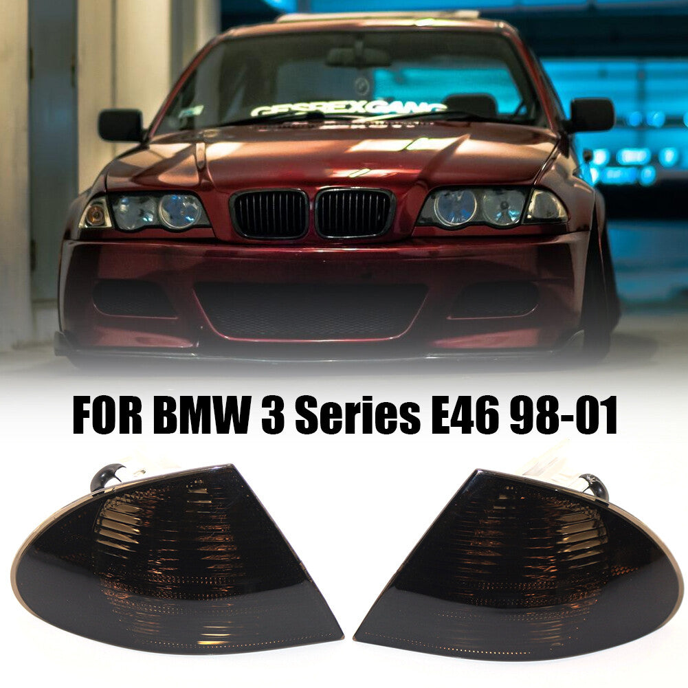 Corner lights, turn signals, and headlights suitable for BMW 3 Series E46 sedans (1999-01-)