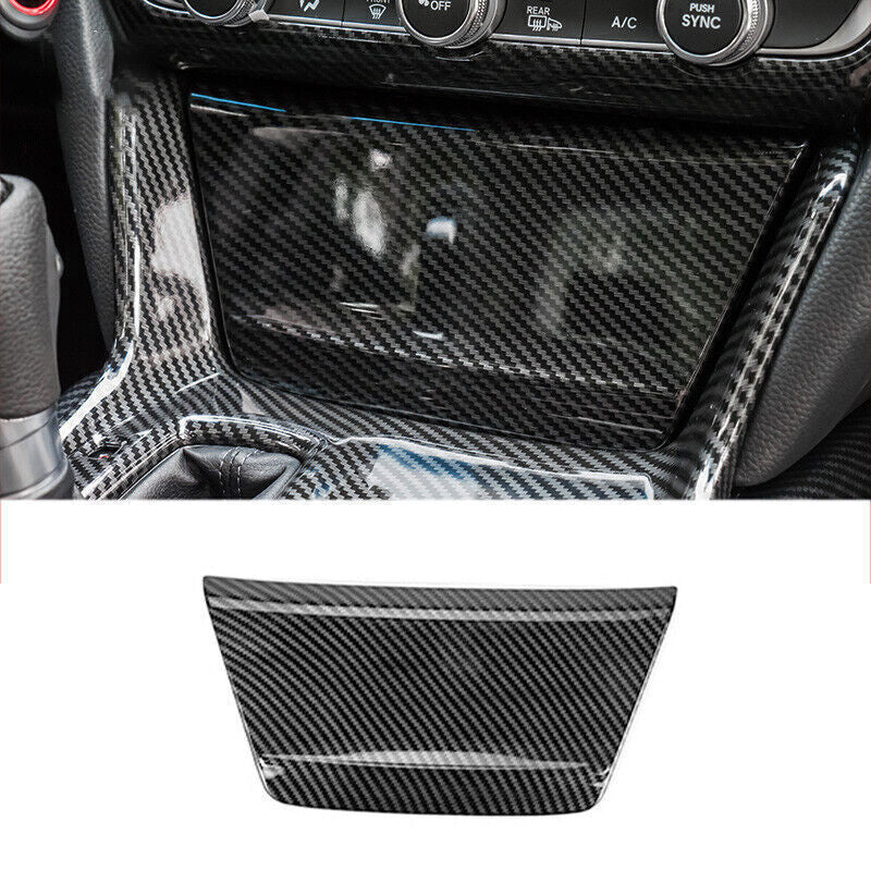 for Kia K3 Forte 2019-2021 Carbon Fiber Inner Headlight Switch Button Frame Trim v