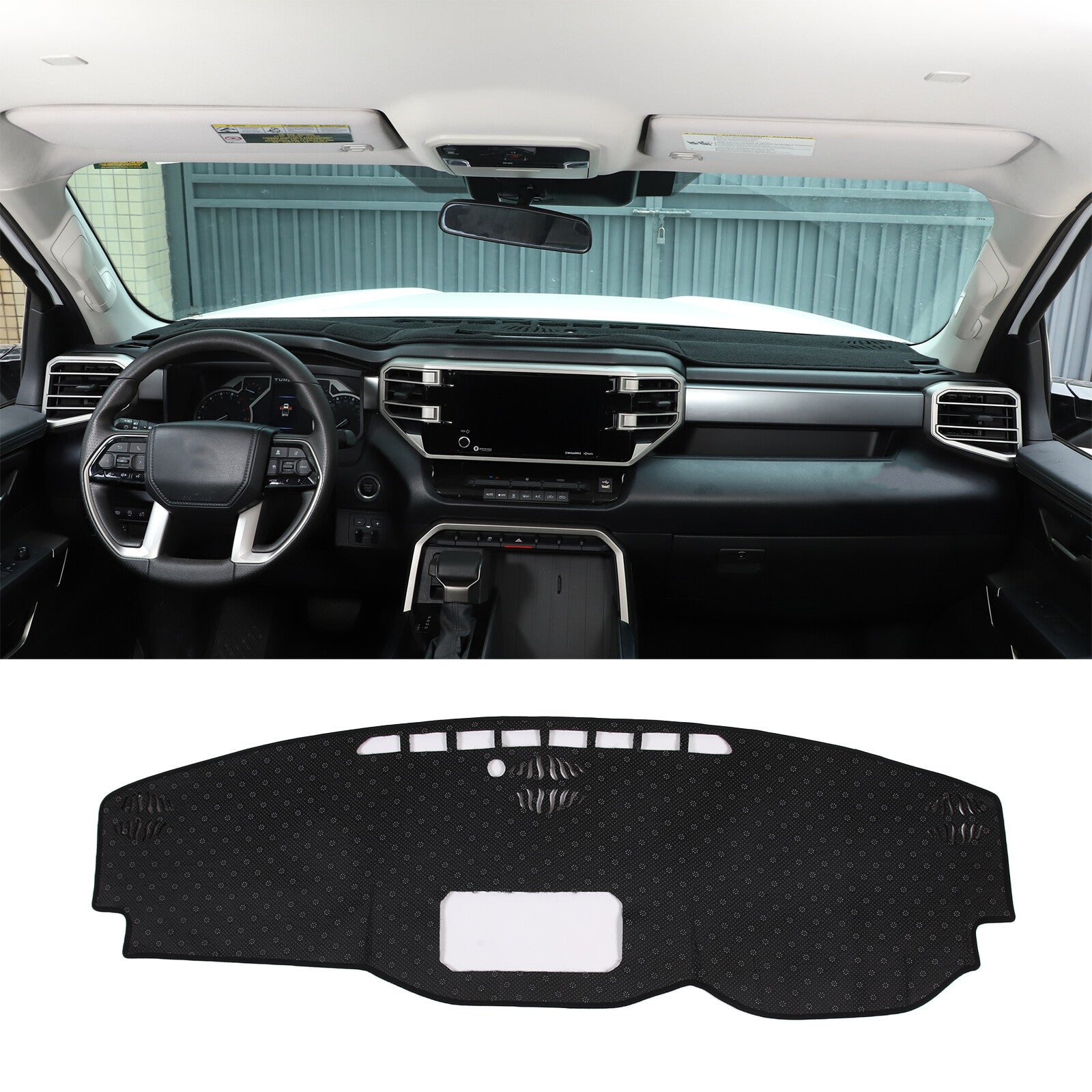 Dash Mat Cover, Black, for 2022-2024 Tundra Black. n
