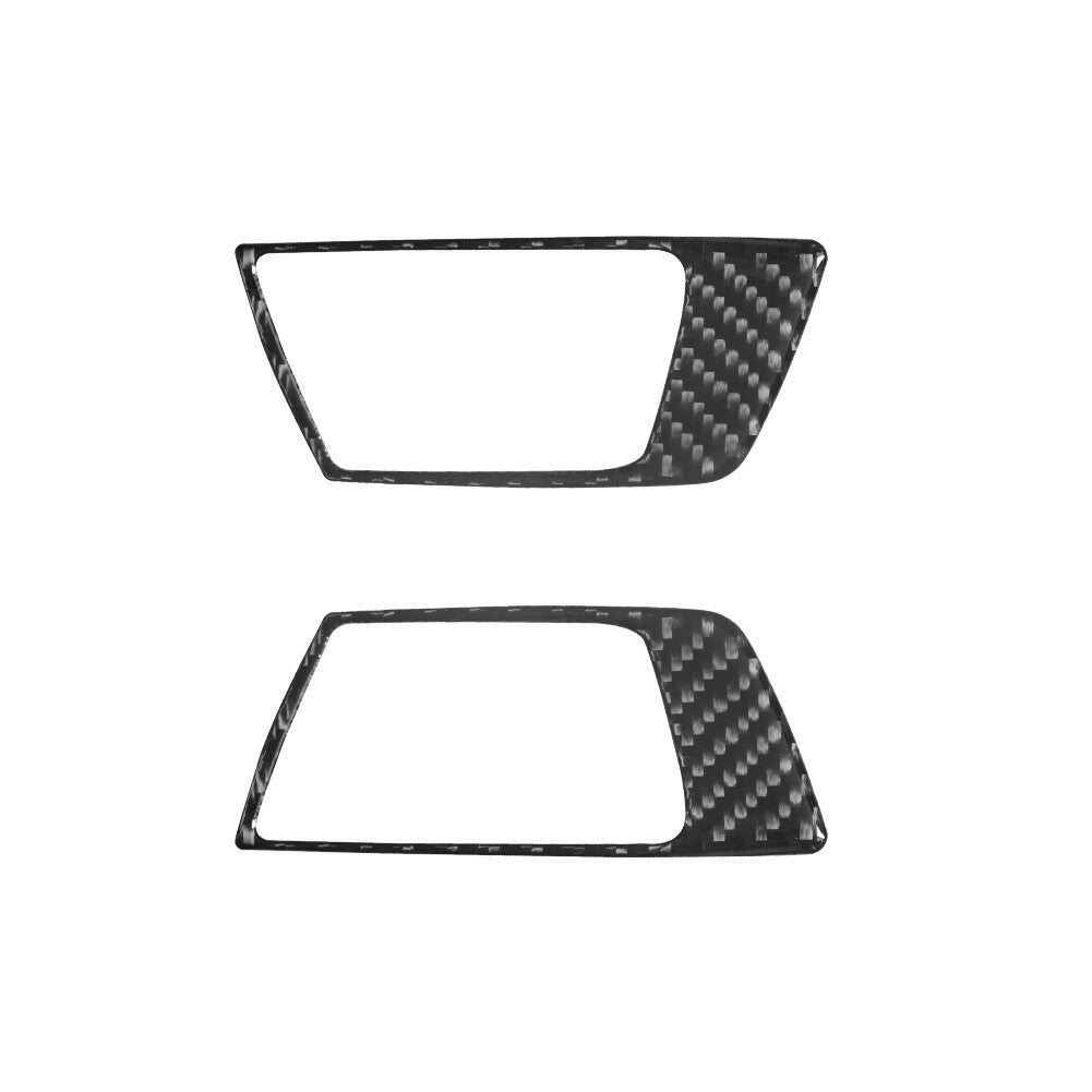 Suitable for Corolla 2019-22 glossy black side door rearview mirror cover decoration- v