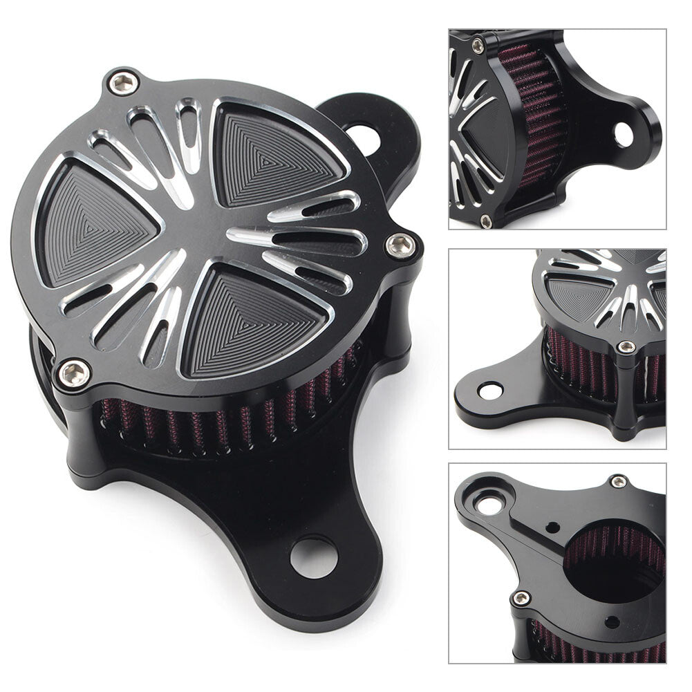 Air Cleaner Intake Filter for Harley Touring Electra Glide Softail FLHT 3 Holes Q