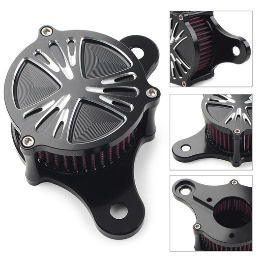 Air Cleaner Intake Filter for Harley Touring Electra Glide Softail FLHT 3 Holes Q