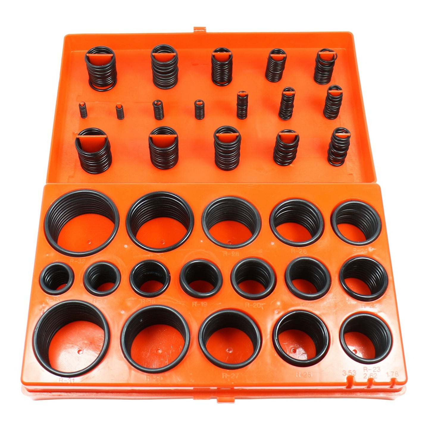 419 PCS Universal O Ring Assortment Set Metric Oil Proof Kit 32 Size O-Ring Case Q