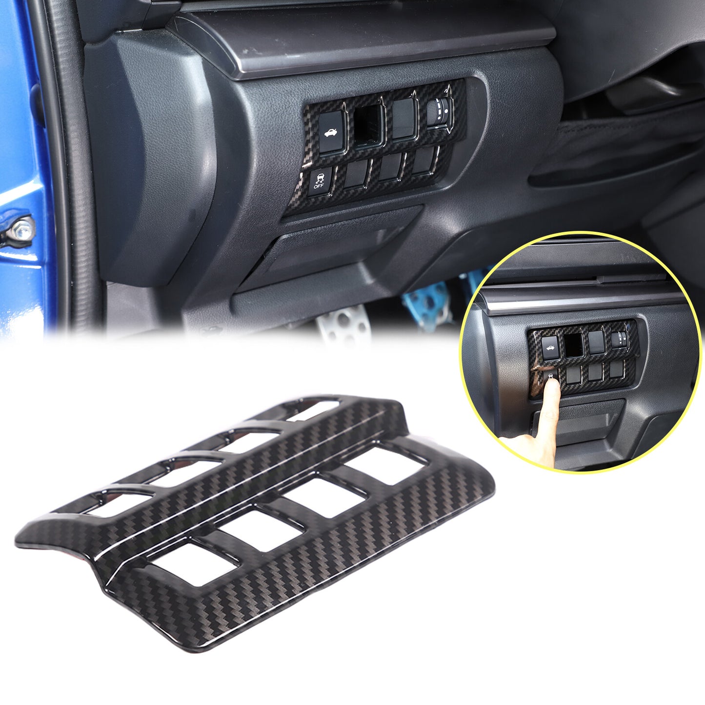 Silver Chrome Bezel Cover Side Hinge Cover Trim Exterior for HUMMER H2 2003-09- v