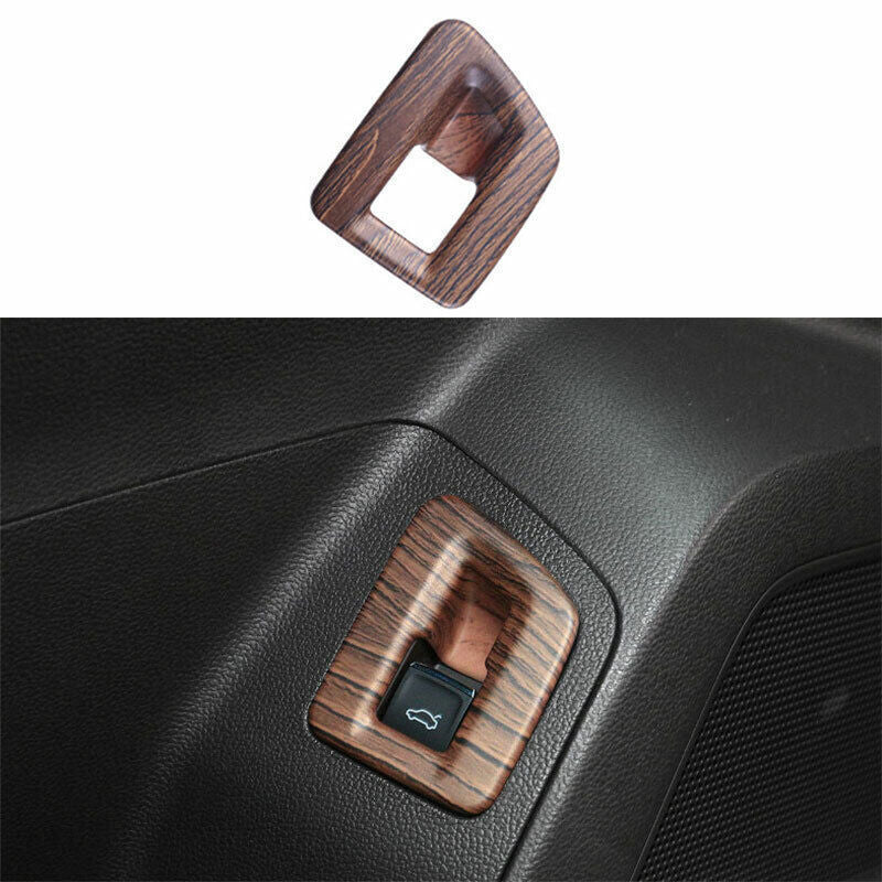 for Volkswagen Atlas 18-2023 ABS Wood Grain Tailgate Rear Door Button Cover Trim