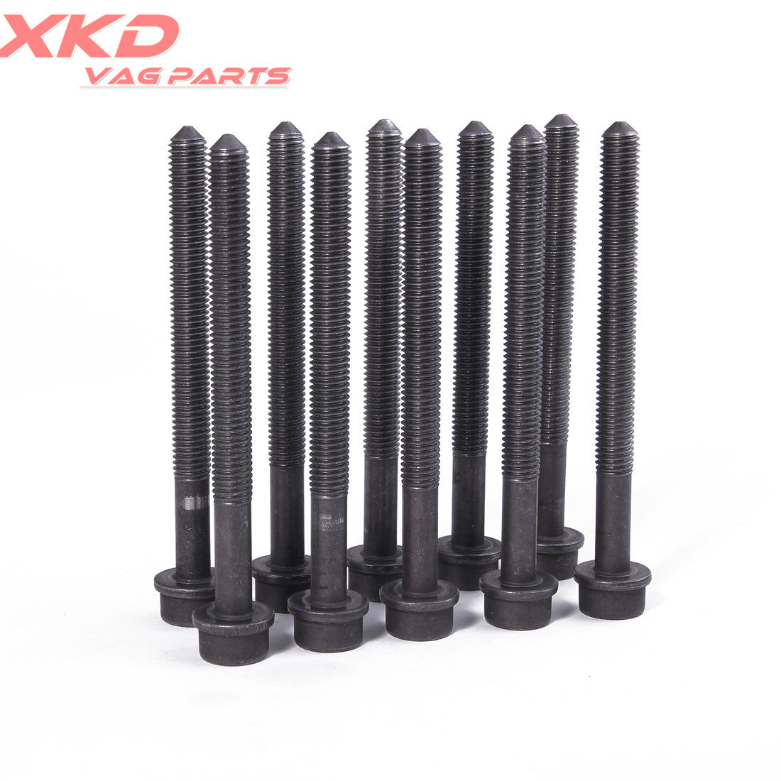 10 2.0T 1.8T cylinder head bolts are suitable for Volkswagen CC, for Golf , for Jetta , for Passat , for Tiguan , and for Audi A4.