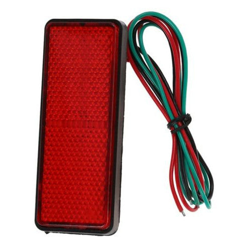 12V LED Tail Brake Stop Indicator Lamp Red Reflector Fits For Truck Motorcycle Q