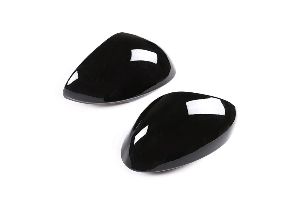 for Alfa Romeo Giulia 2017-2022 Side Rearview Mirror Caps Cover ABS Gloss Black