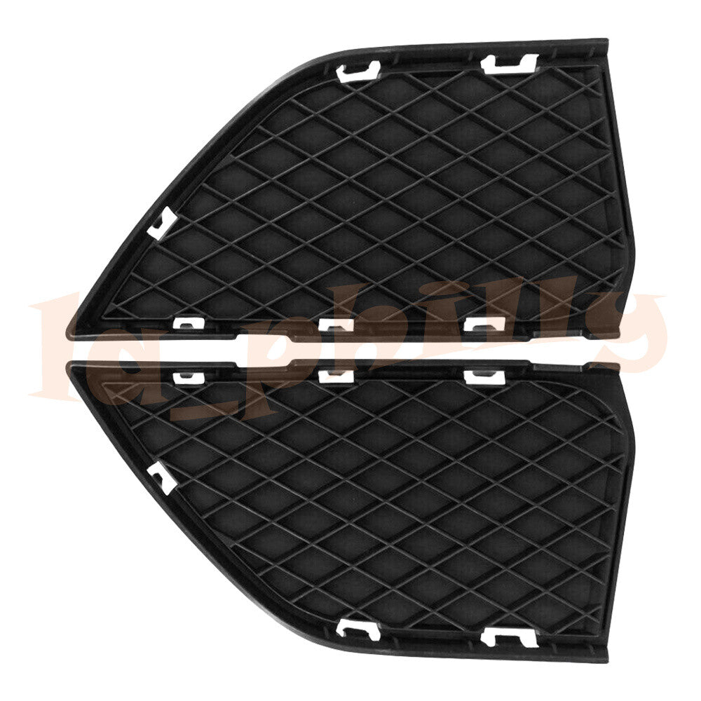 Pair for BMW X3 E83 2007-2010 Black Front Bumper Grilles Lower Grill Right+Left