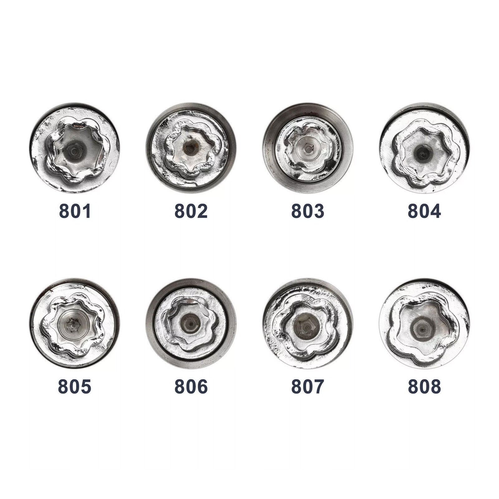 1-piece wheel lock lug anti-theft screw and nut removal key socket suitable for Jeep 801-808 Q