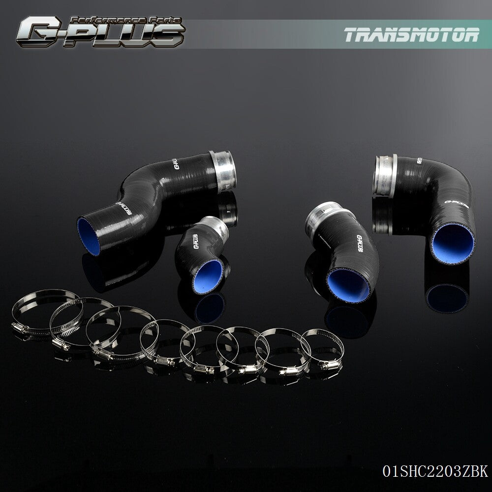 Suitable for for VW for Golf GTI MK5 MKV FSI 20T Turbine Silicon Intermediate BOOST Hose Kit - v
