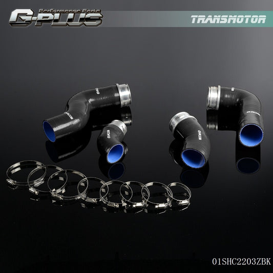 Suitable for for VW for Golf GTI MK5 MKV FSI 20T Turbine Silicon Intermediate BOOST Hose Kit - v