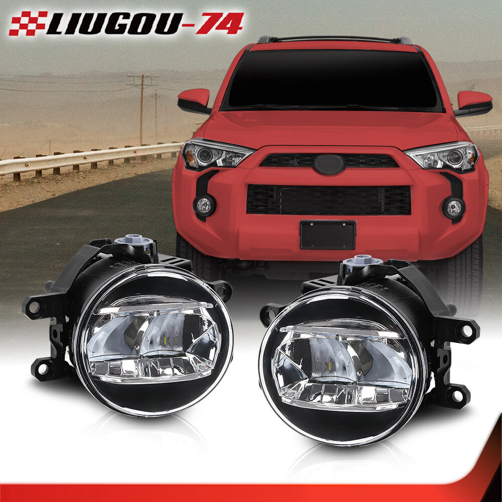 Led pair set fog light right left Rh Lh suitable for for Lexus 8122048051- v