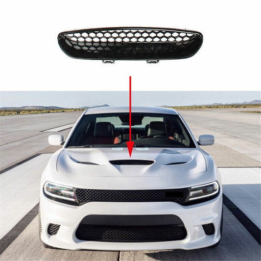 Hood Scoop Cover Center Grid Grille Trim For 2015-20 for Dodge for Charger 1KPCH1211023 Q