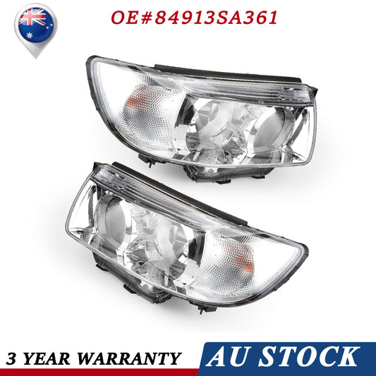 1Set LH+RH for Subaru Forester X XS SG SG9 SUV 2005-2007 Halogen Head Light Lamp Q