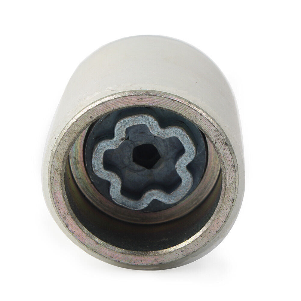 1x Locking Wheel Nut Key Bolt Letter L for Audi Chrome-molybdenum Steel Car Q