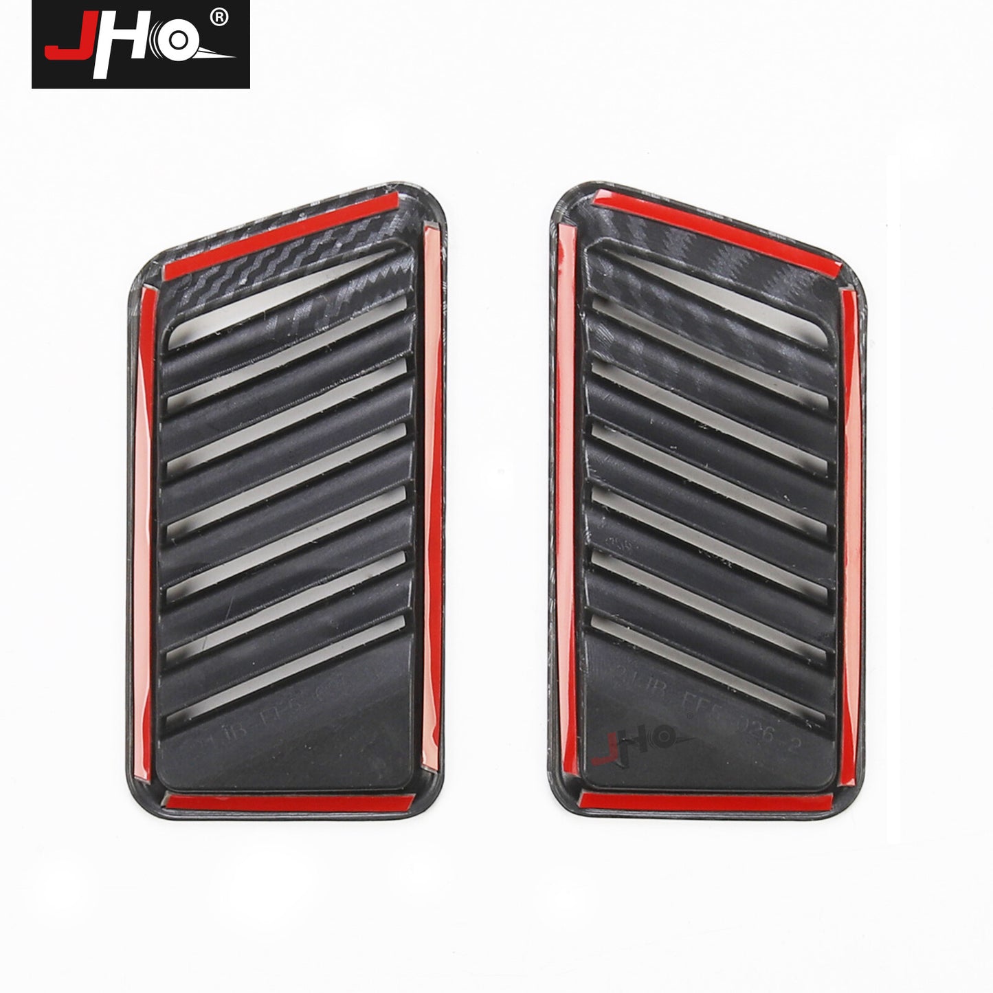 Carbon Fiber Air Vent Cover Ac Outlet Trim Black for Ford F150 F-150 2021 2022