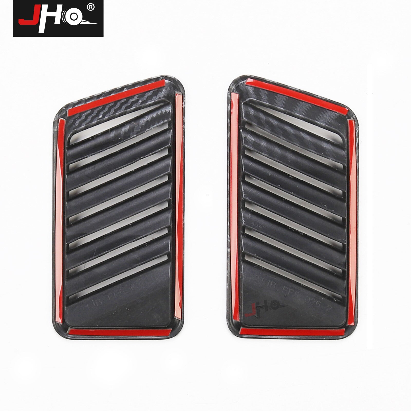 Carbon Fiber Air Vent Cover Ac Outlet Trim Black for Ford F150 F-150 2021 2022