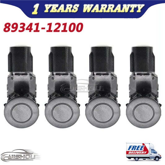 4x Black Bumper Parking Sensor 89341-0C010 For 2014-18 for Toyota RAV4 Tacoma Tundra Q