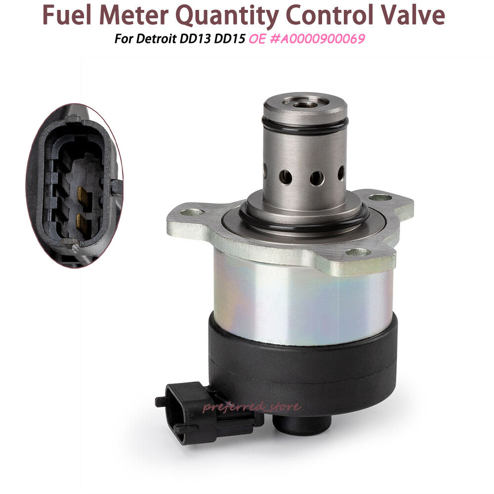 Fuel pump metering control valve suitable for DD13, DD15, DD16, Detroit DDE A0000900069- v