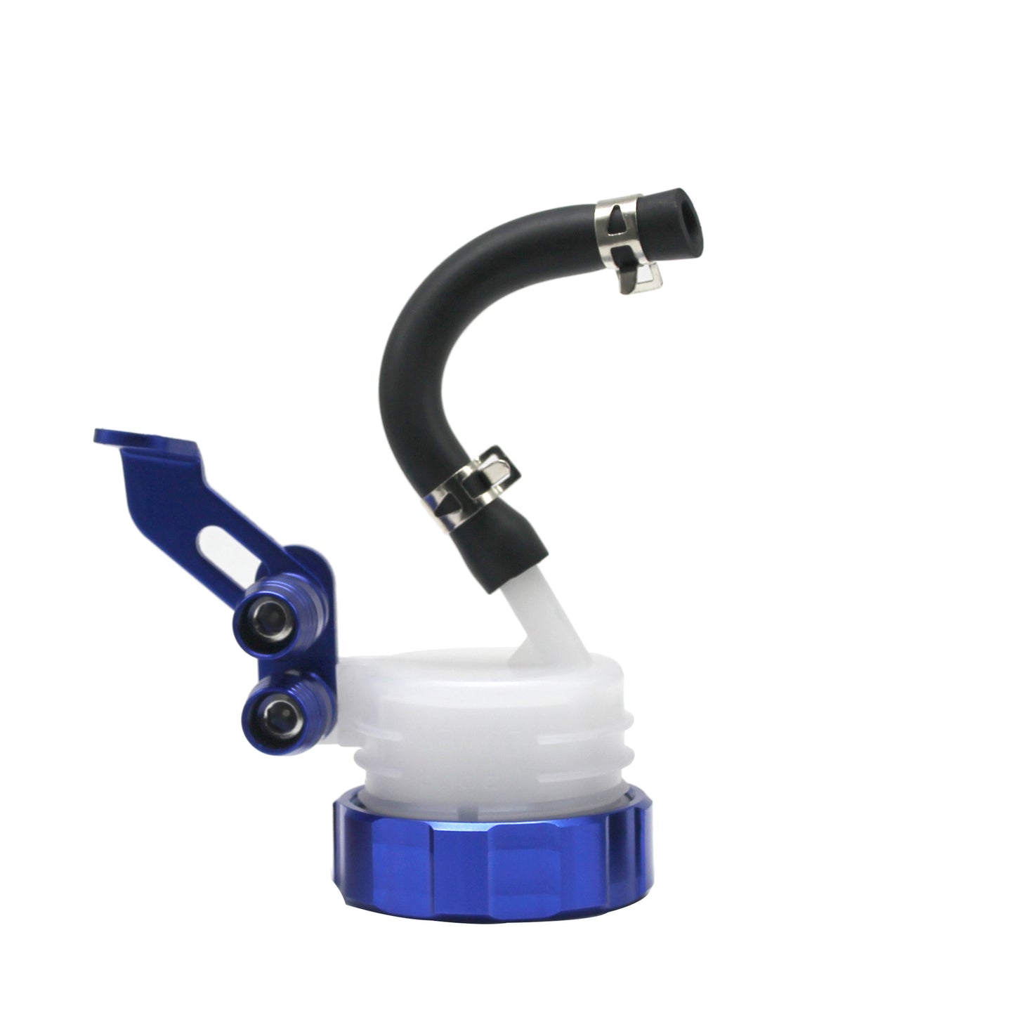 1-pack blue brake fluid reservoir full reservoir bottle with bracket suitable for Suzki Q