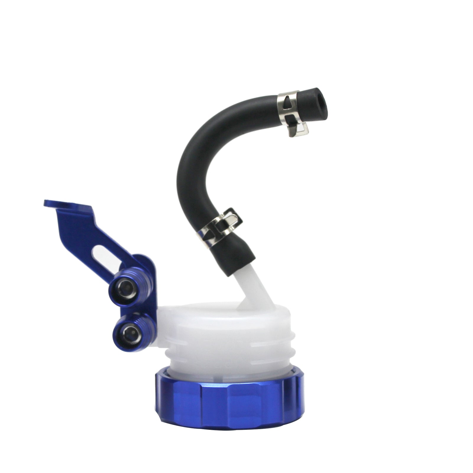 1-pack blue brake fluid reservoir full reservoir bottle with bracket suitable for Suzki Q