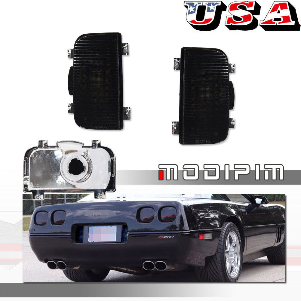 Smoke reverse backup light lens suitable for 1991-1996 for Corvette C4 16509677 C41356-2- v