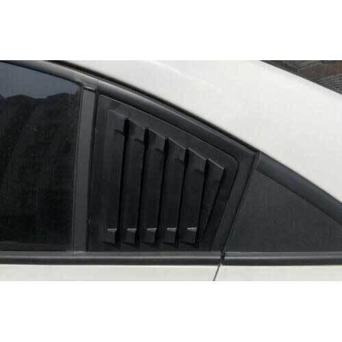 for Chevrolet for Cruze 2010-2016 Matte Black Rear Quarter Window Louver Scoop Vent