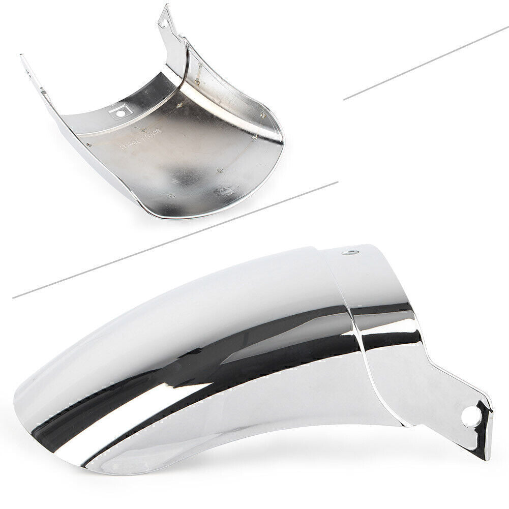 Chrome Front Fender Extension Mudguard Fit for Honda GL1800 2001-2017 Motorcycle Q