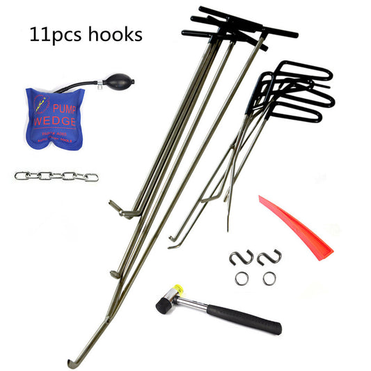 Auto Dent Repair Tool Kit with Hooks,Paintless Dent Removal Rods 19 Piece / Set v