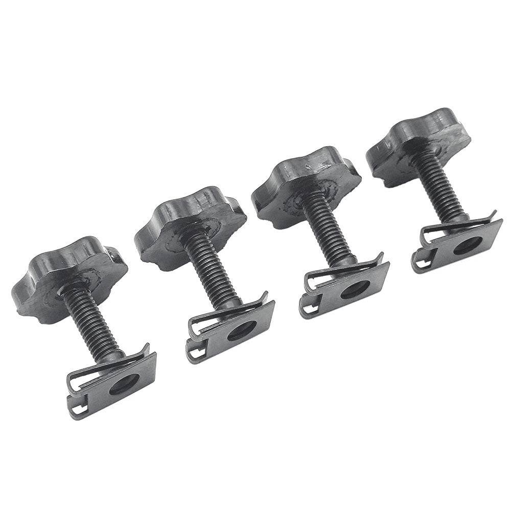 4-Pack Black Saddlebag Anti-theft Screws Quick Release for Harley Touring Road King n