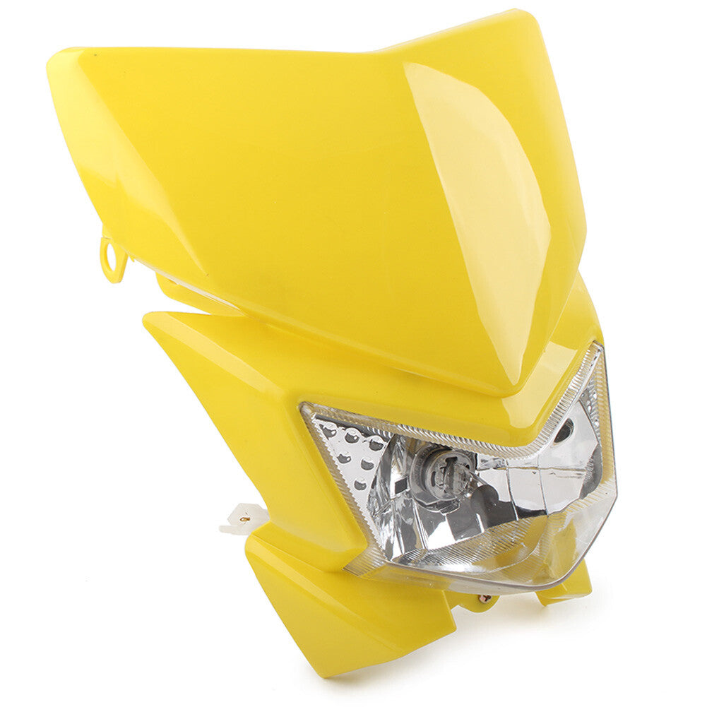 Frontscheinwerfer Verkleidung passend f¨¹r Mx Enduro Dirt Trail Bike 250cc Gelb